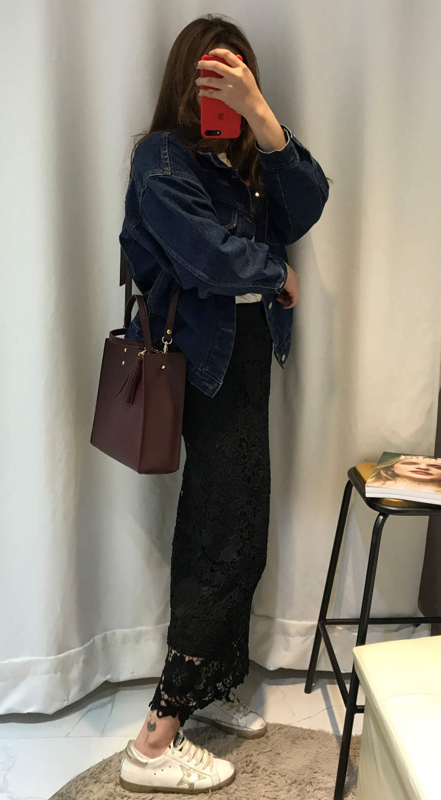 Lace Long Skirt Sexy Look Daily Look Dress Up Eleg