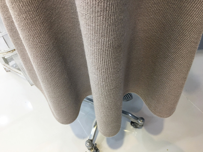 Knit Neo Long Skirt Elegant Women Look Luxurious D