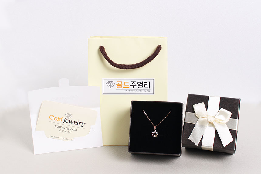 Daily 14K gold 14K gold necklace Women's Cubic 