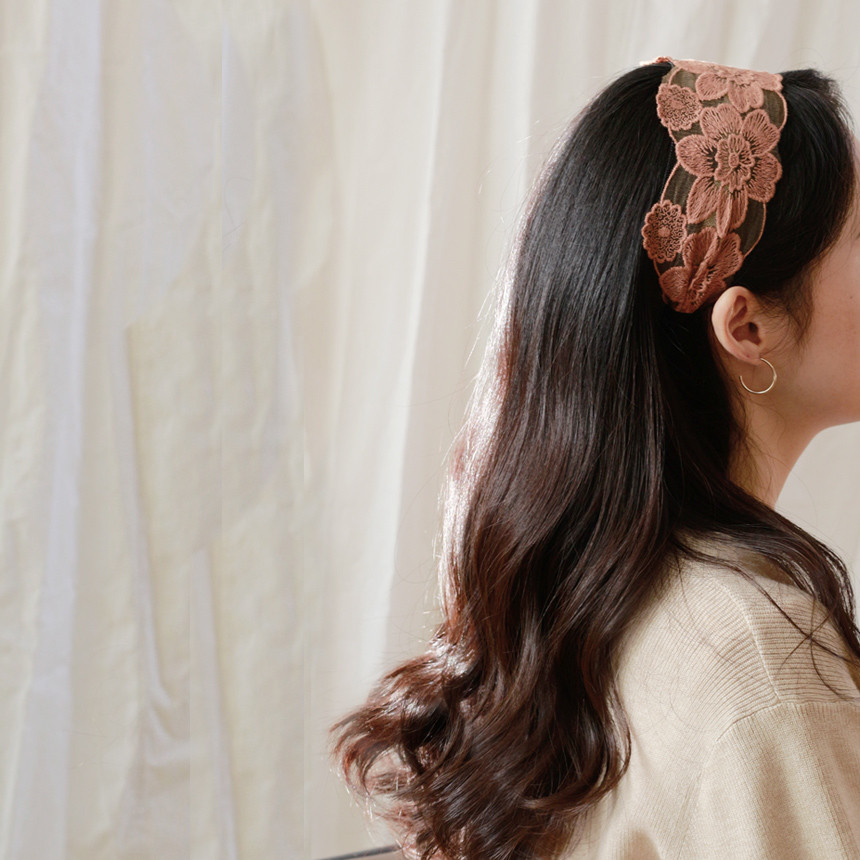 Hair Accessories Ellis Lace Hair Band Bandana Wide