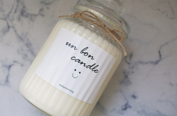 Natural soya candle candle 1000ml large gift gift 