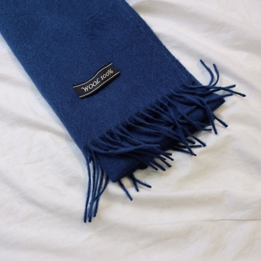 Muffler 7Col Wool 100 Shawl Couple Items Unisex Me