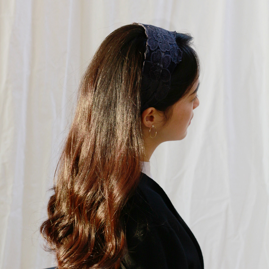 Hair Accessories Ellis Lace Hair Band Bandana Wide
