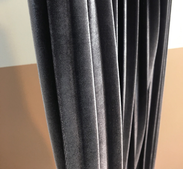 Pleasant Shiny Velvet Pleated Flare Long Skirt 4co