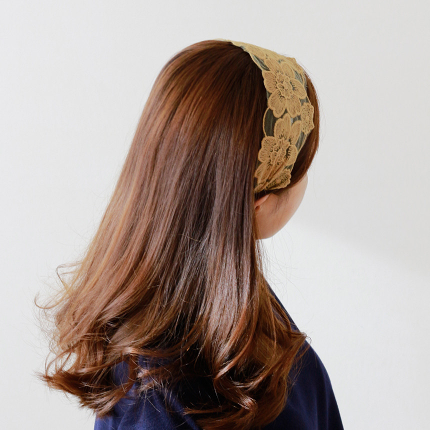 Hair Accessories Ellis Lace Hair Band Bandana Wide