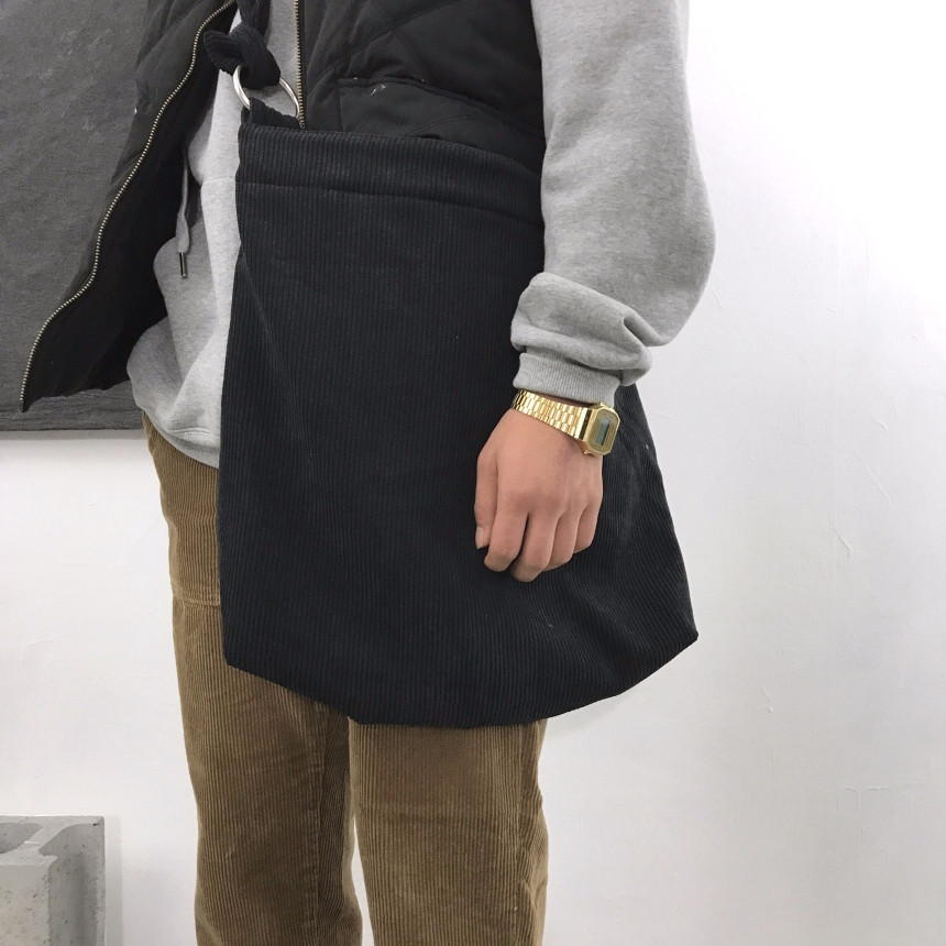 Vintage corduroy corduroy eco-back Couple Back Bag