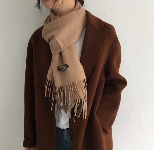 Muffler 7Col Wool 100 Shawl Couple Items Unisex Me