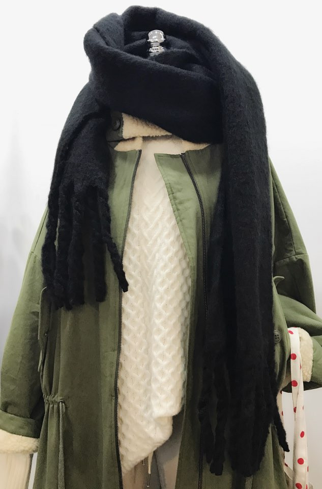 Cool muffler Cool and refreshing winter splash