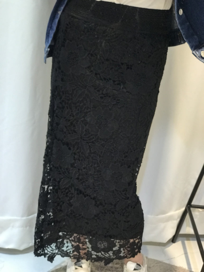 Lace Long Skirt Sexy Look Daily Look Dress Up Eleg