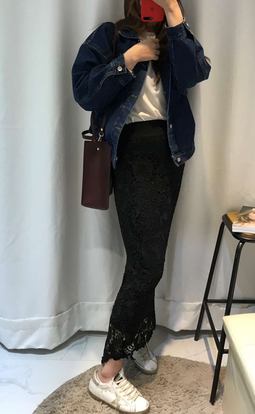 Lace Long Skirt Sexy Look Daily Look Dress Up Eleg