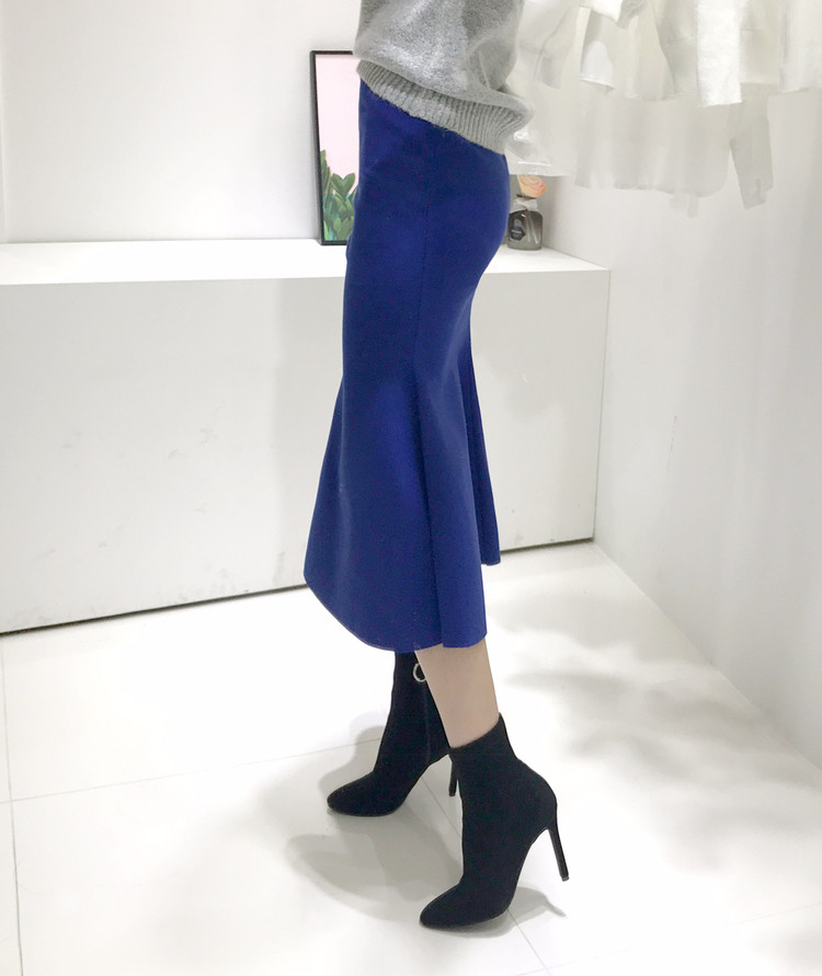 Mermaid Long Skirt Mermaid Line Banding Skirt Wome