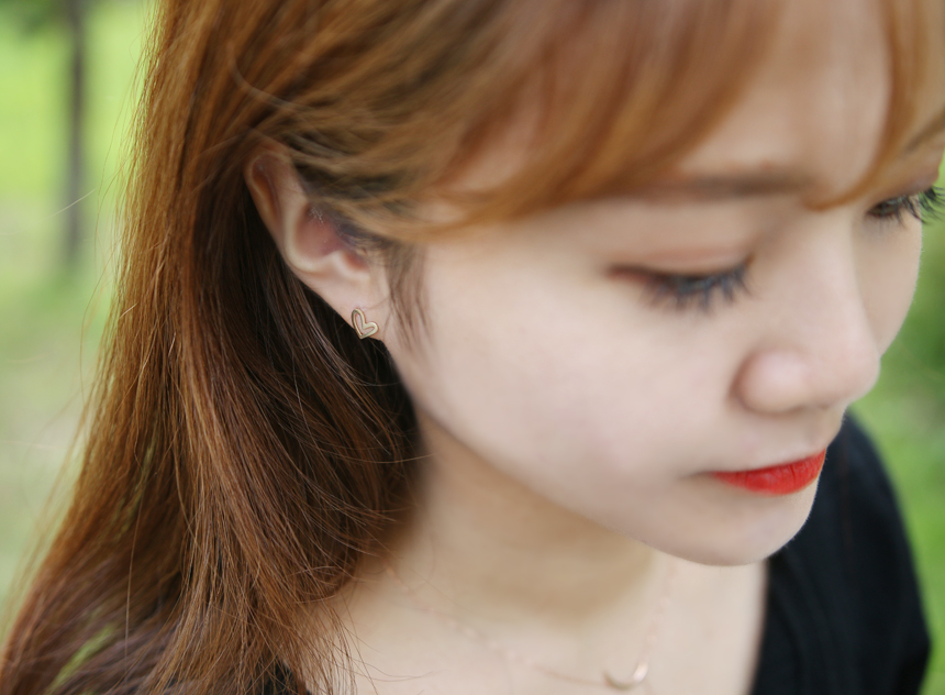 <b><p>14k heart One touch ring recommendation ily</p></b><b><p>14k ハート ワンタッチ イヤリング おすすめ デイリー Kシンプル</p></b><br /><br /><p align='center'>