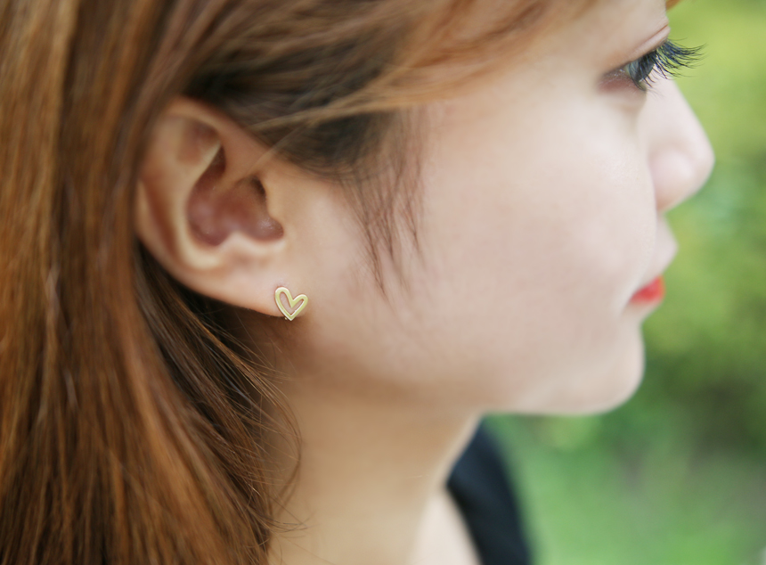 <b><p>14k heart One touch ring recommendation ily</p></b><b><p>14k ハート ワンタッチ イヤリング おすすめ デイリー Kシンプル</p></b><br /><br /><p align='center'>