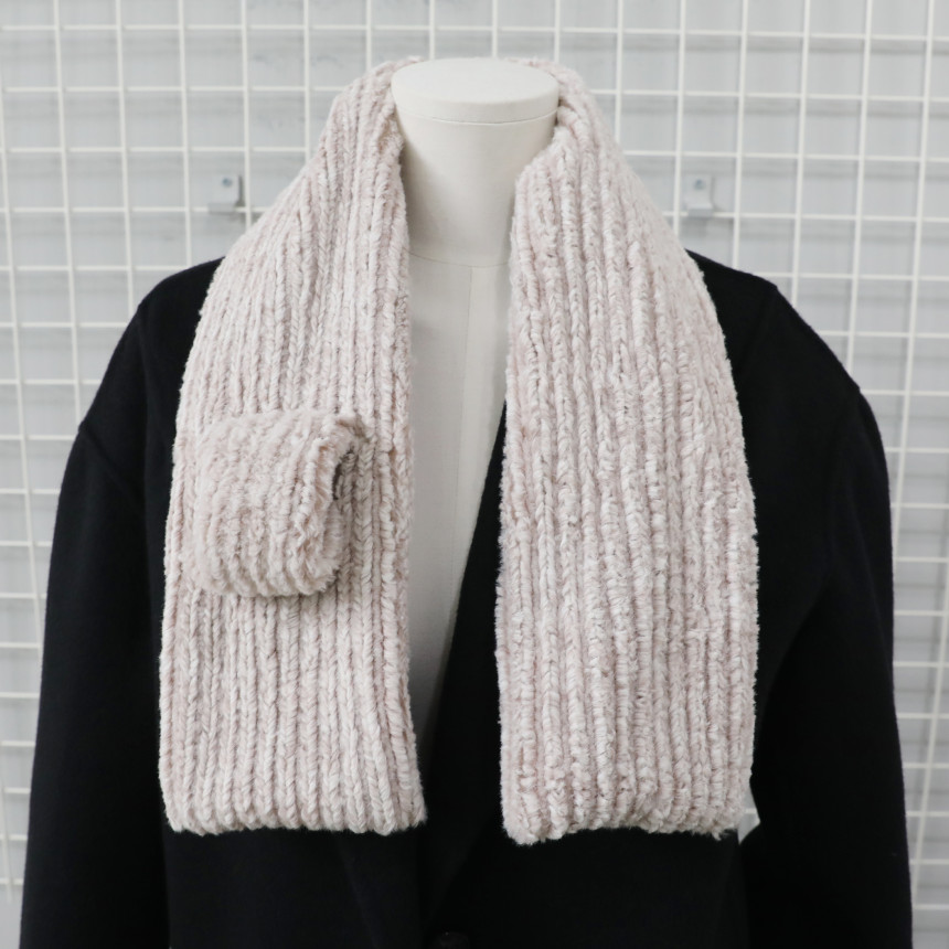 Mink collar muffler 2color shawl Warm cute Dale ca