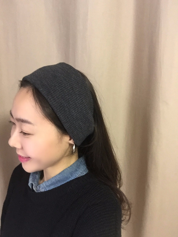 Hair Accessories Basic Knit Turban Hair Band Wide 