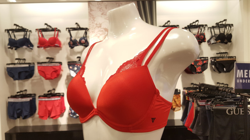 GUESS UNDERWEAR Real red couple SET Sexy underwear