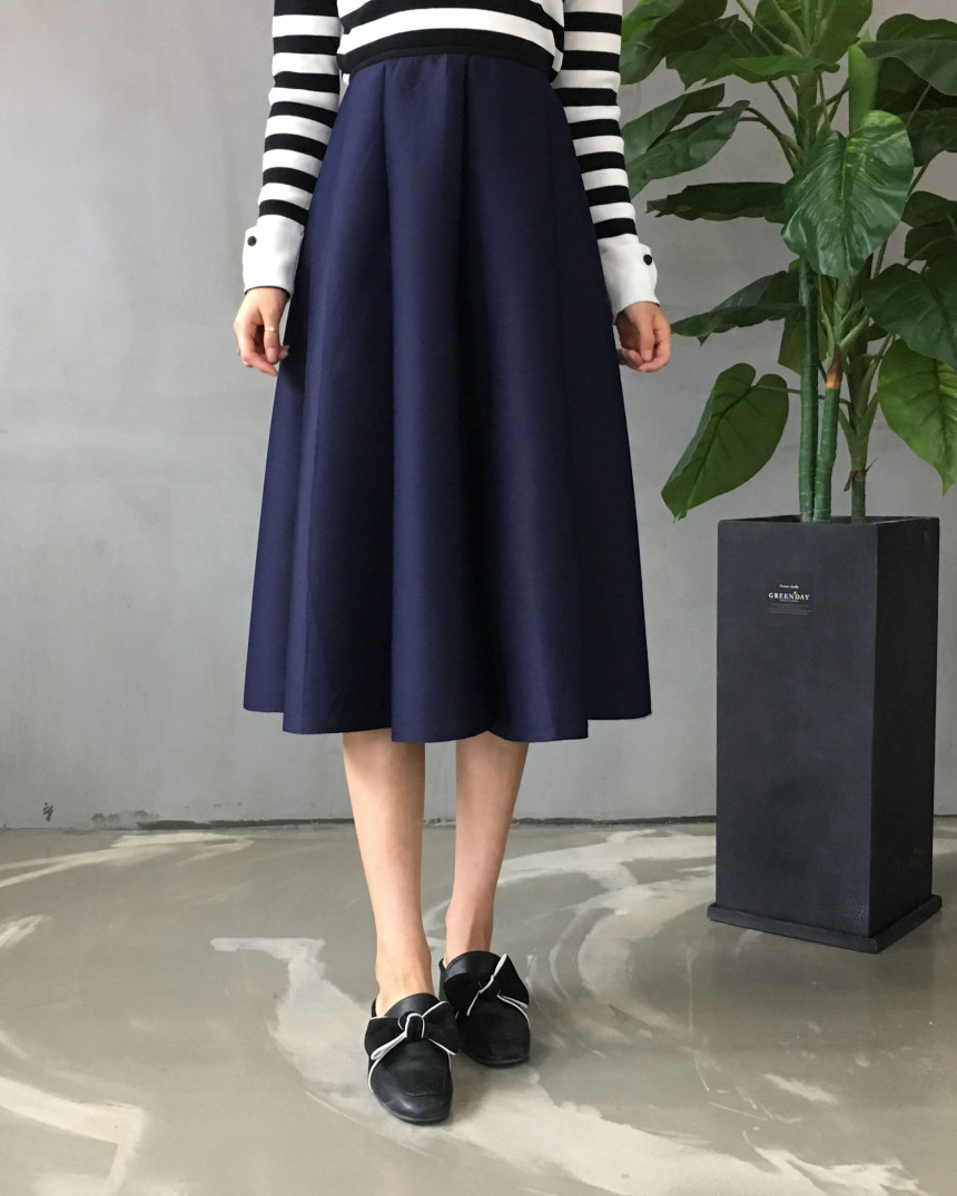 Banding flare incision Neoprene long skirt plan Un