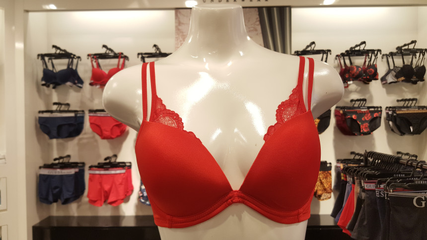 GUESS UNDERWEAR Real red couple SET Sexy underwear