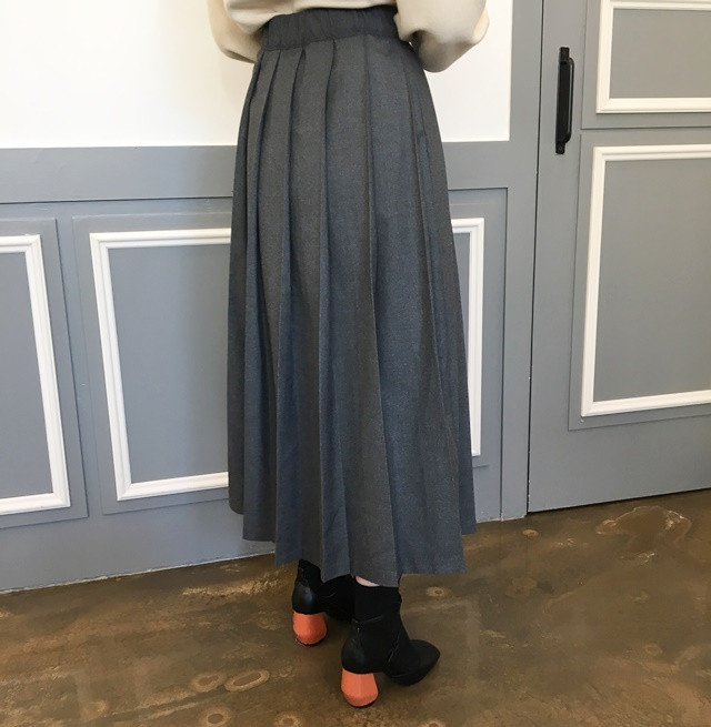 Pleated skirt wrinkle machine flare wedding recept