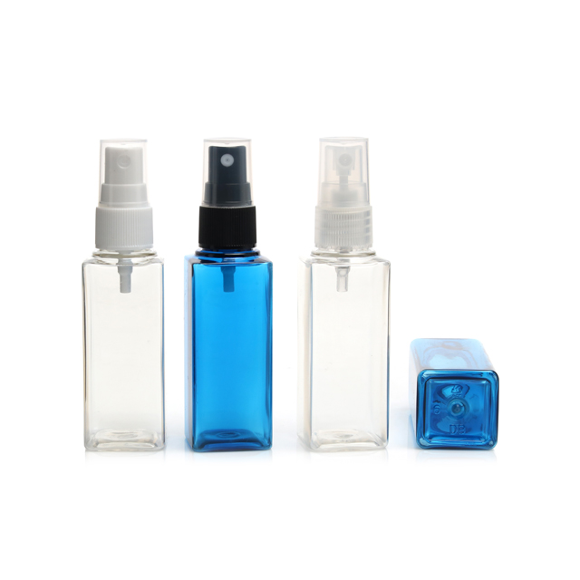 페스트세븐 플라스틱용기 화장품공병 스프레이용기 사각 T60ml 미스트 액체 용기 - 상품 이미지
