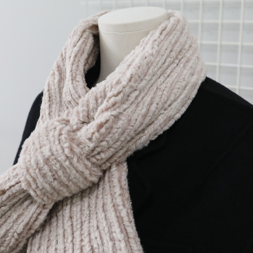 Mink collar muffler 2color shawl Warm cute Dale ca