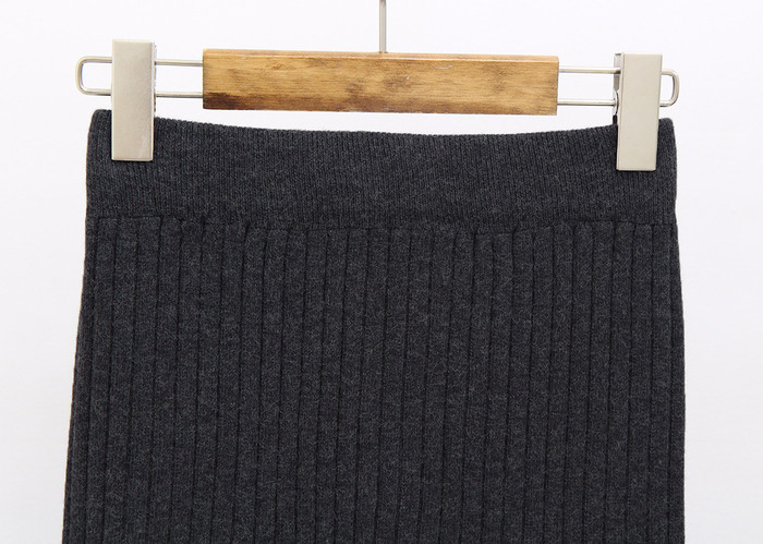 Fall Winter Pleat Bending H-line back-to-back knit