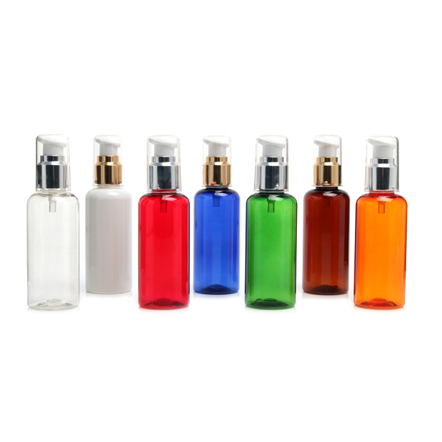 페스트세븐 플라스틱용기 화장품공병 금속에센스펌프용기T100ml - 상품 이미지