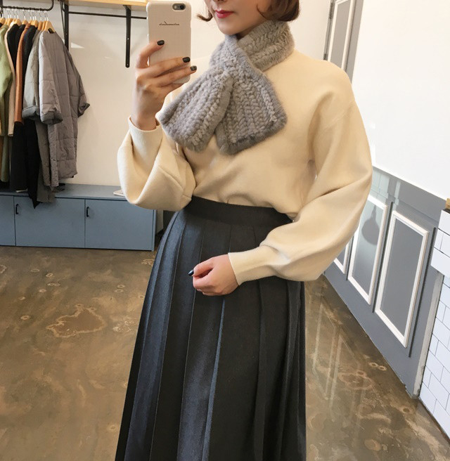 Pleated skirt wrinkle machine flare wedding recept