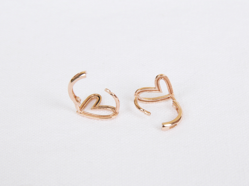 <b><p>14k heart One touch ring recommendation ily</p></b><b><p>14k ハート ワンタッチ イヤリング おすすめ デイリー Kシンプル</p></b><br /><br /><p align='center'>
