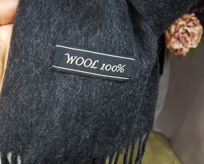 Wool 100 muffler winter wool shawl wool luxurious 