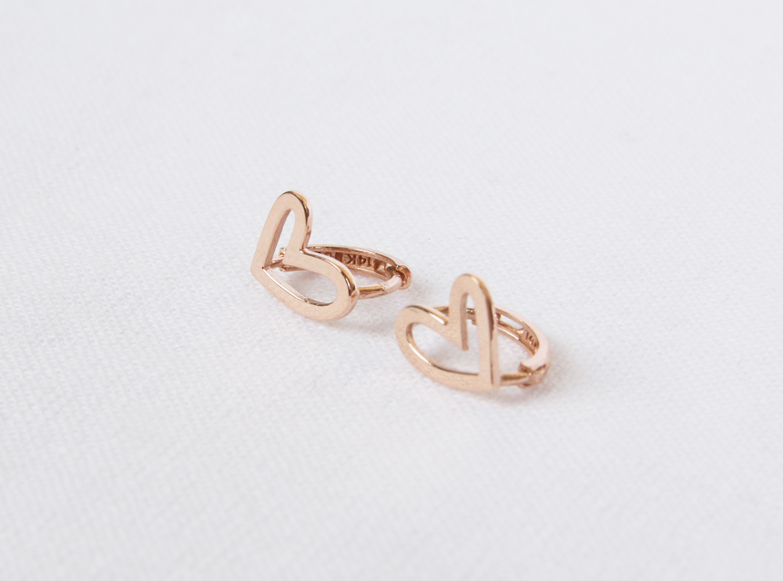 <b><p>14k heart One touch ring recommendation ily</p></b><b><p>14k ハート ワンタッチ イヤリング おすすめ デイリー Kシンプル</p></b><br /><br /><p align='center'>