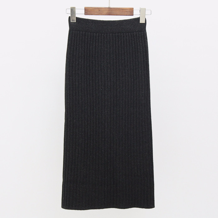 Fall Winter Pleat Bending H-line back-to-back knit