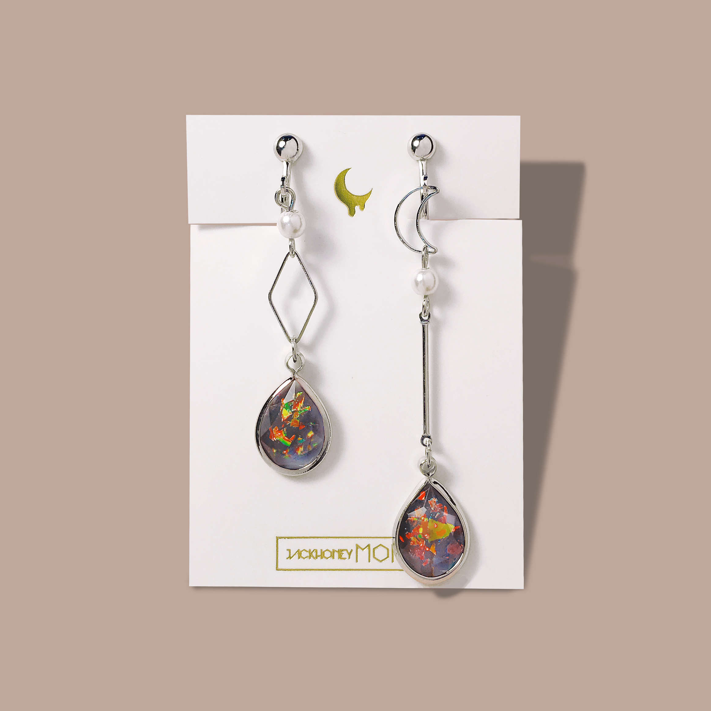 Duck Earrings _Dark Drop Feeling Unique Fashion Ea