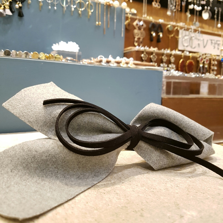 Hair Accessories Premium woolen bikini one-sided r