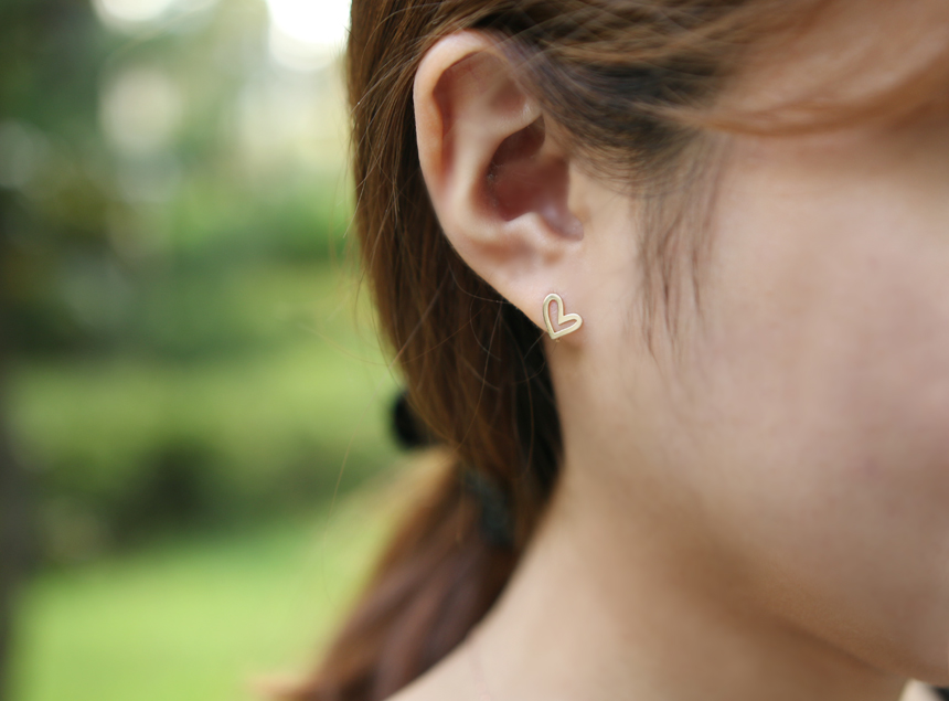 <b><p>14k heart One touch ring recommendation ily</p></b><b><p>14k ハート ワンタッチ イヤリング おすすめ デイリー Kシンプル</p></b><br /><br /><p align='center'>