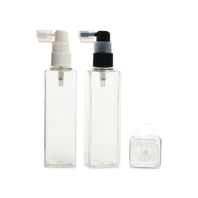 페스트세븐 플라스틱용기 화장품공병 ㄱ헤어스프레이용기 사각 T110ml - 상품 이미지