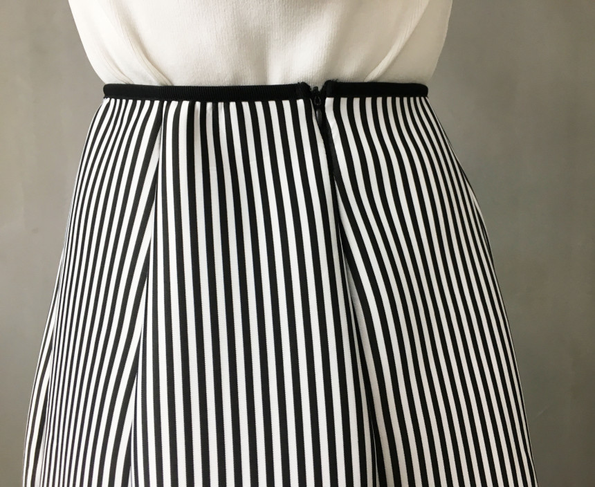 Banding flare incision Neoprene long skirt plan Un