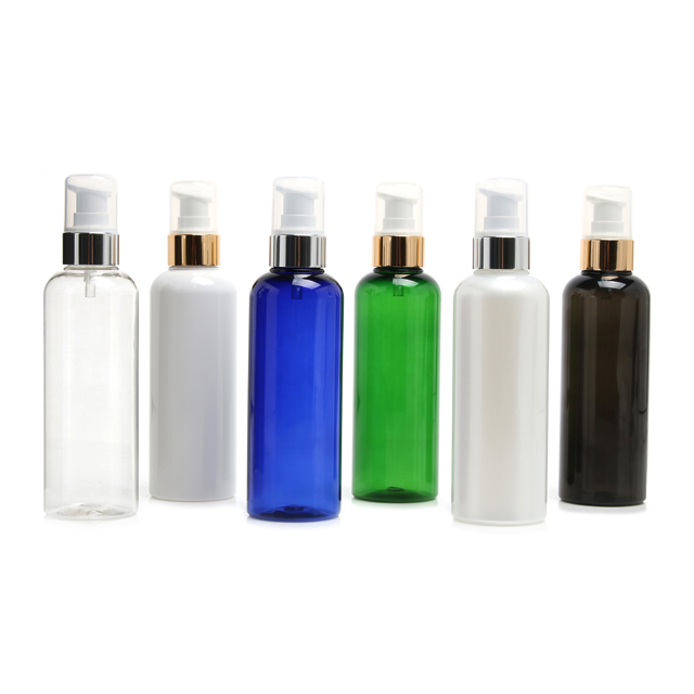 페스트세븐 플라스틱용기 화장품공병 금속에센스펌프용기T200ml - 상품 이미지