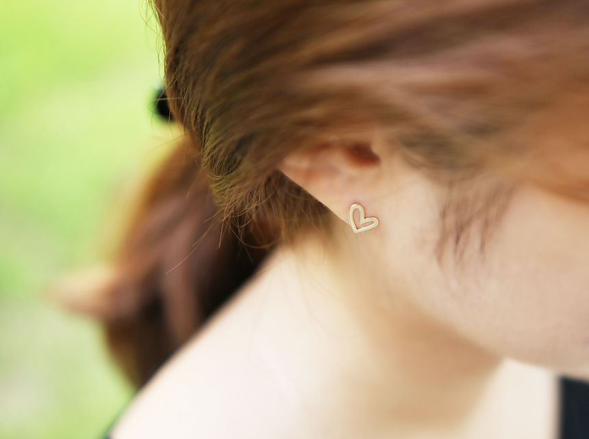 <b><p>14k heart One touch ring recommendation ily</p></b><b><p>14k ハート ワンタッチ イヤリング おすすめ デイリー Kシンプル</p></b><br /><br /><p align='center'>