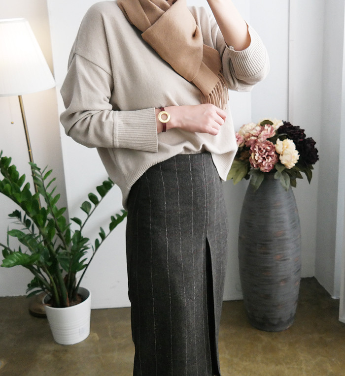 Wool 100 muffler winter wool shawl wool luxurious 