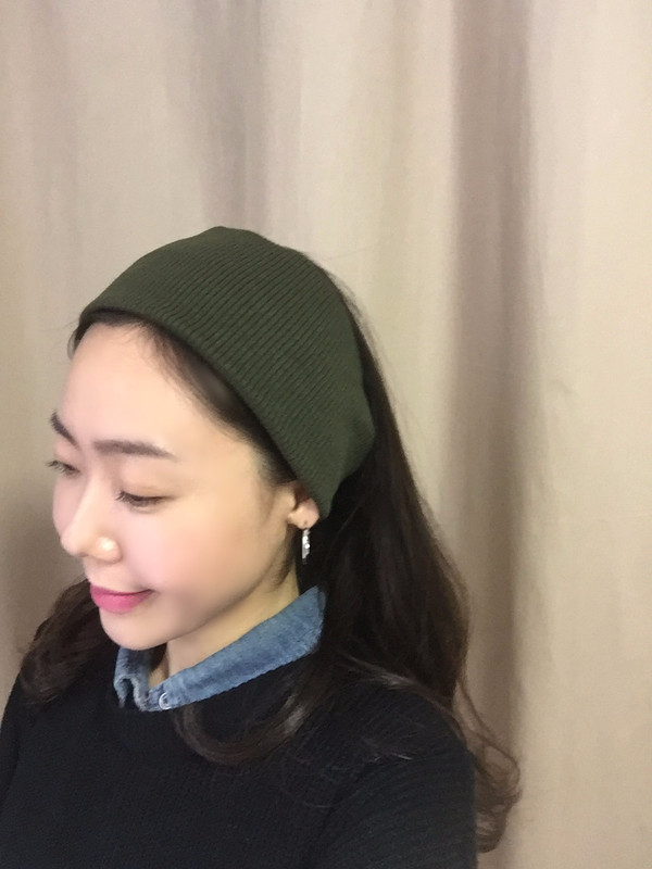 Hair Accessories Basic Knit Turban Hair Band Wide 