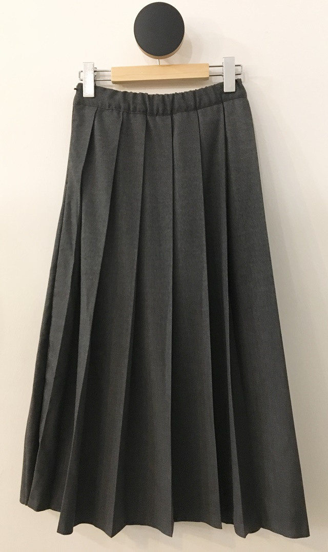 Pleated skirt wrinkle machine flare wedding recept