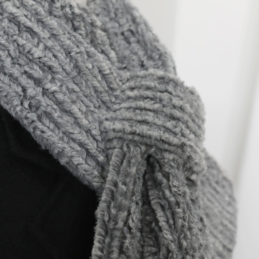 Mink collar muffler 2color shawl Warm cute Dale ca