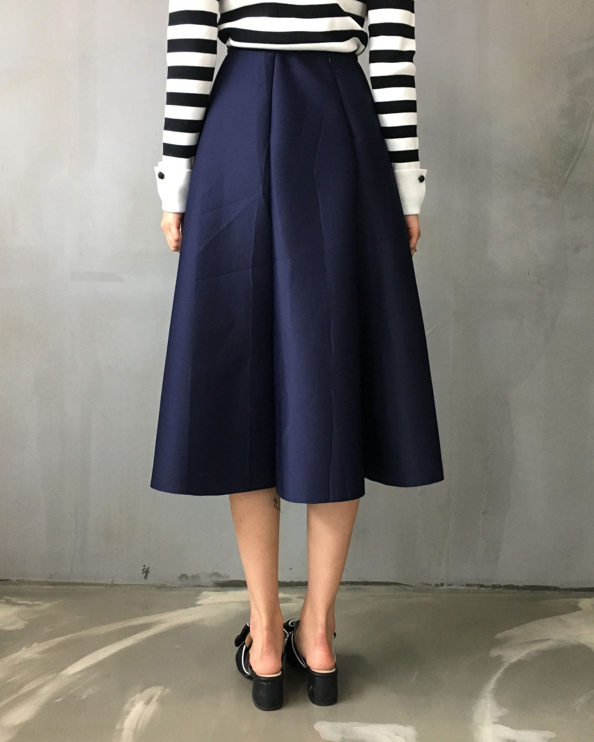 Banding flare incision Neoprene long skirt plan Un