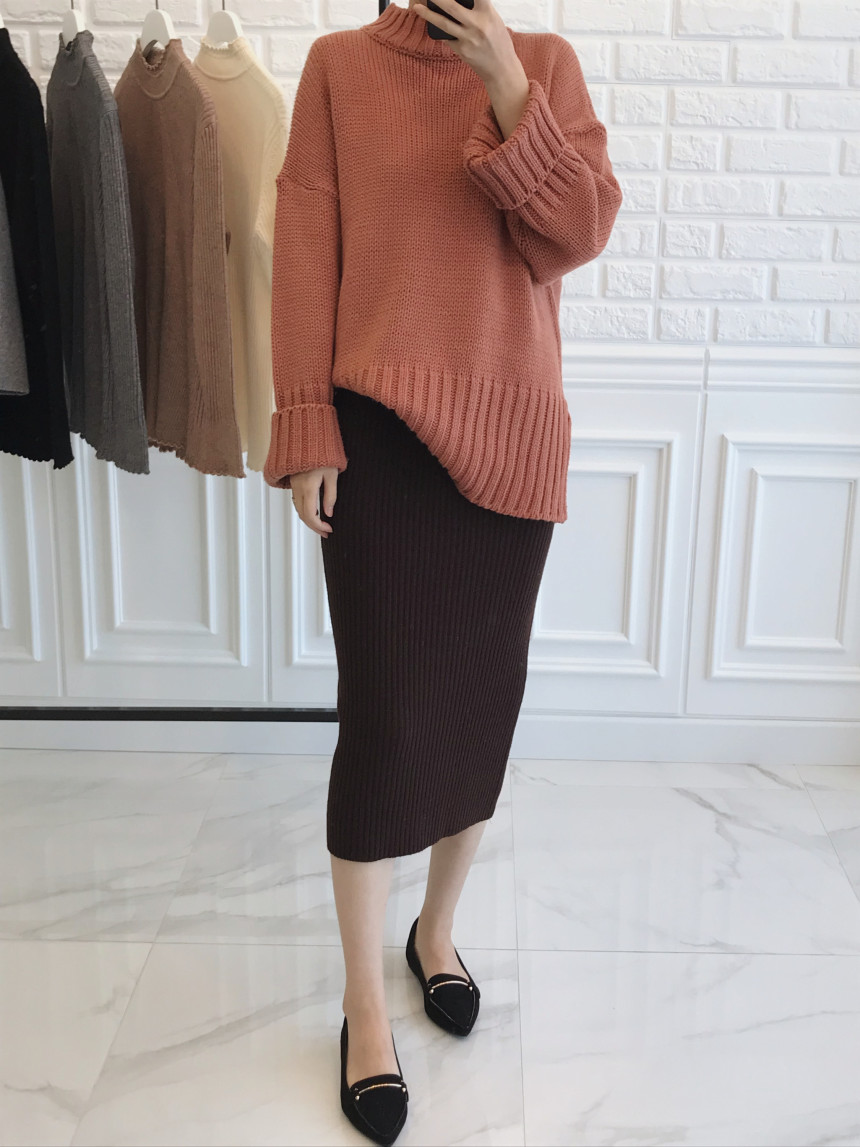 Goliath Long Skirt H Line Slim Daily Coordinate It