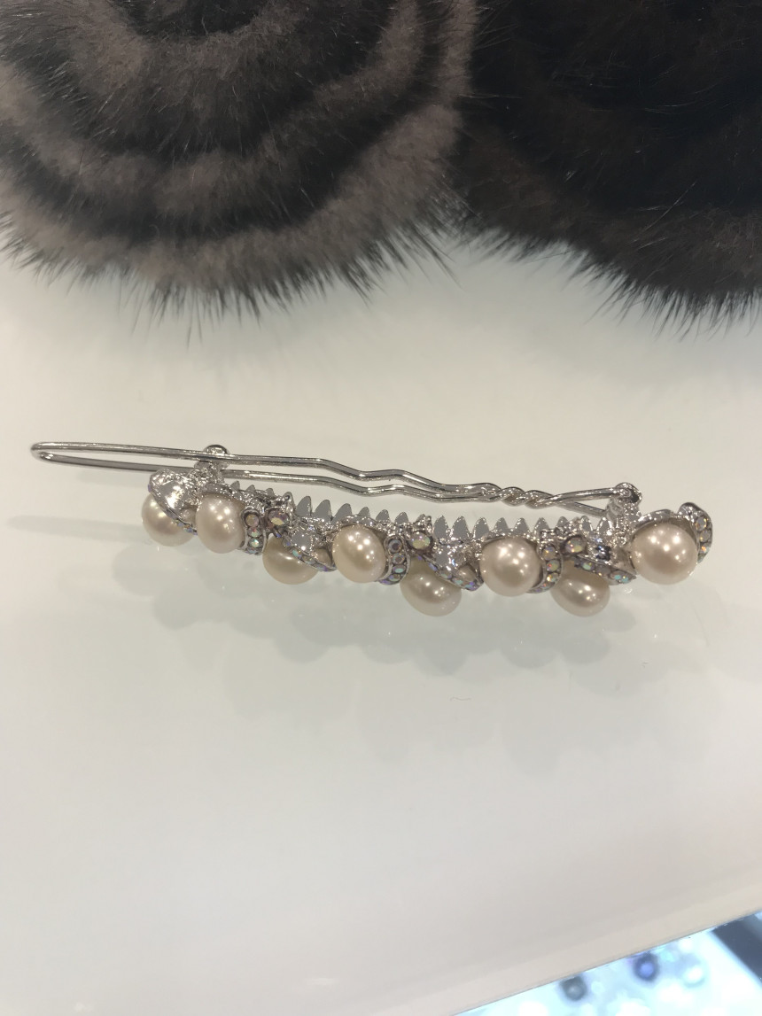 Hair Accessories JJ Queen Freshwater pearl pin Hr0