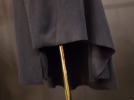 Unbalanced Top Long Bending Skirt Sexy Layered Rom