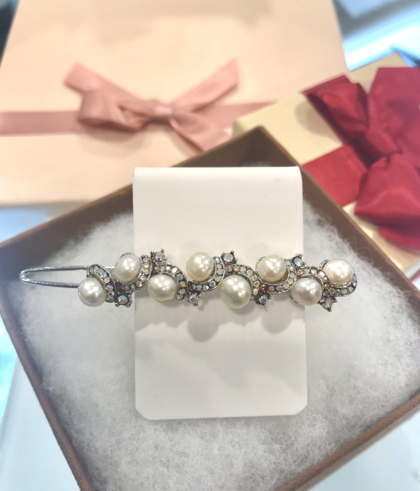 Hair Accessories JJ Queen Freshwater pearl pin Hr0