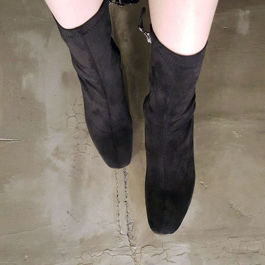 Sox Angle Boots Suede Middle Hill