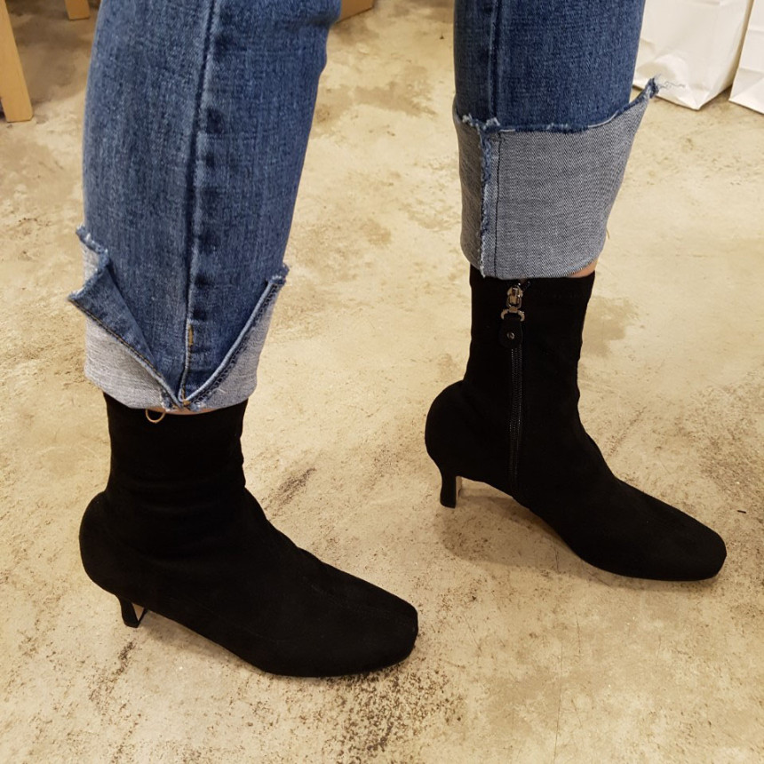 Sox Angle Boots Suede Middle Hill